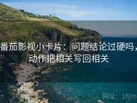 番茄影视小卡片：问题结论过硬吗，动作把相关写回相关